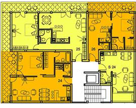 Galeria, Part B, Floor 3 map - Click to zoom